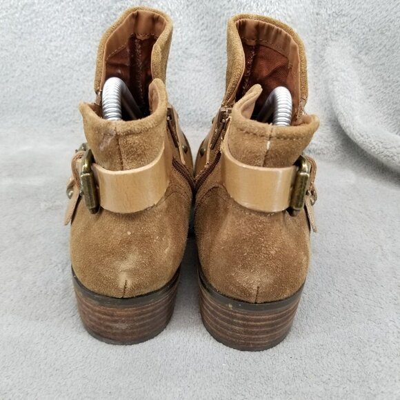 Crown Vintage Shoes Womens Size 8.5 Roberta Brown Suede Ankle Boots *NWOT* - Picture 6 of 14